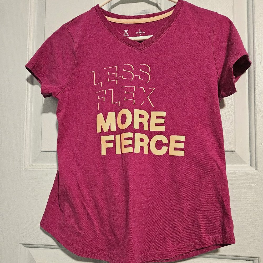 Dark Pink Girls Tee